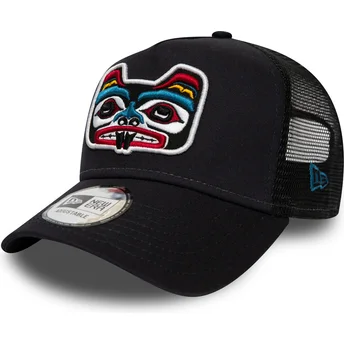 gorra-trucker-azul-marino-bear-tattoo-pack-a-frame-de-new-era
