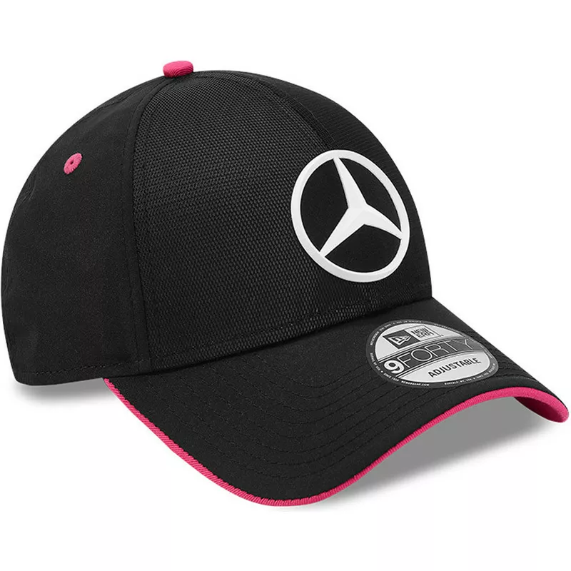 Gorra curva negra ajustable Fernando Alonso de Aston Martin Formula 1 de  Kimoa