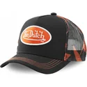 casquette-trucker-noire-et-orange-ao2-von-dutch