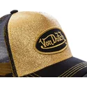 von-dutch-gol-golden-and-black-trucker-hat