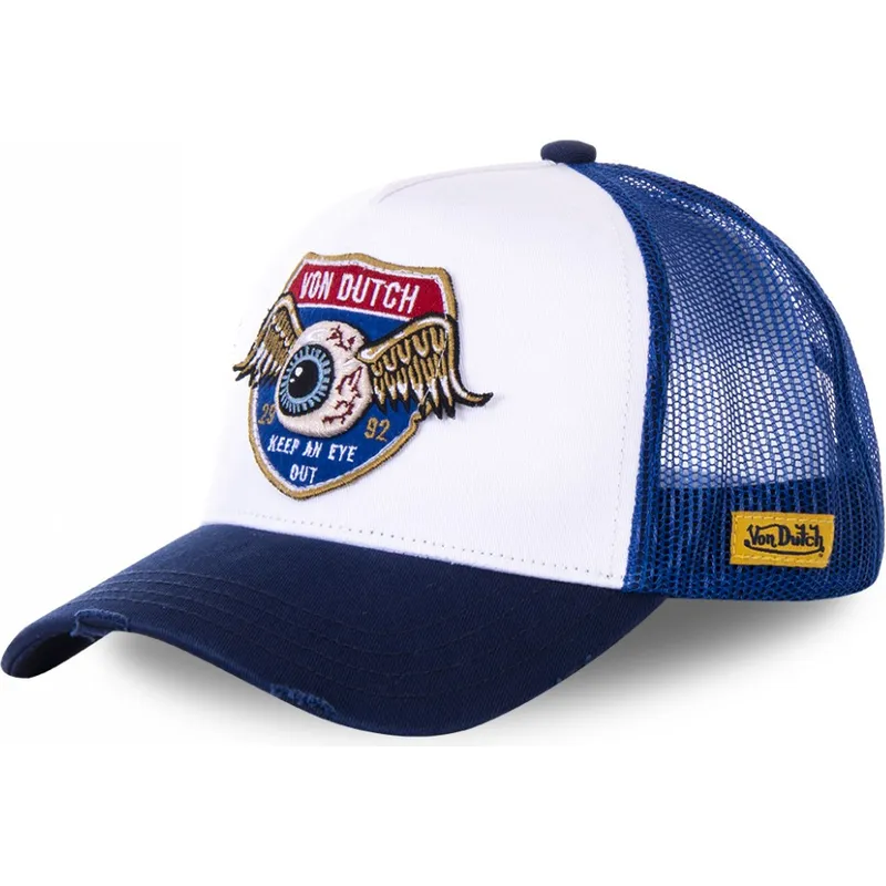petten-gebogen-wit-snapback-van-von-dutch