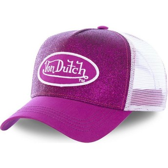 Von Dutch PUR Pink and White Trucker Hat