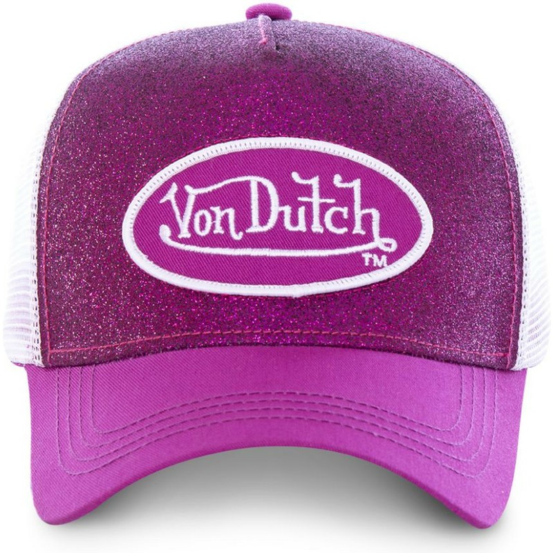 von-dutch-pur-pink-and-white-trucker-hat