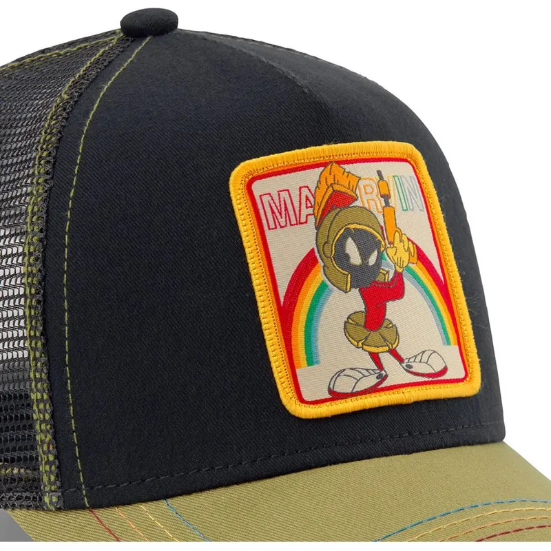 petten-gebogen-zwart-snapback-loo-mar1-marvin-de-marsman-looney-tunes-van-capslab