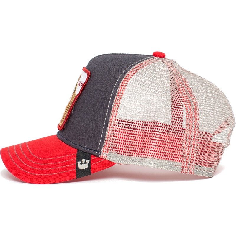 Tiger Navy Blue Trucker Hat: Caphunters 