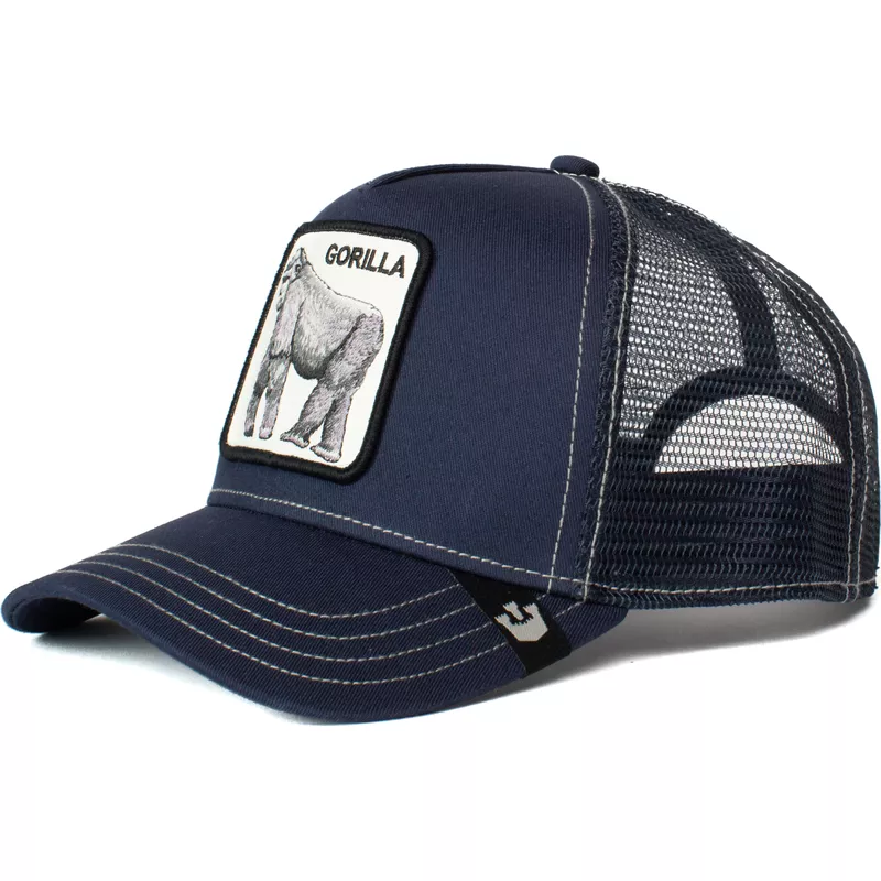 Goorin Bros. Gorilla King of the Jungle Navy Blue Trucker Hat