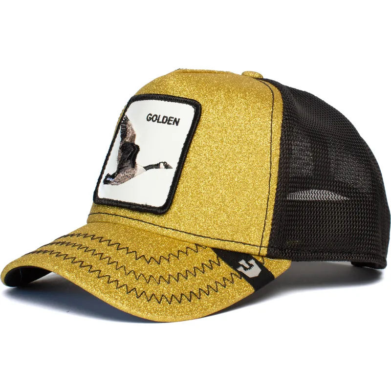 Goorin Bros. Goose Golden Egg Golden and Black Trucker Hat 