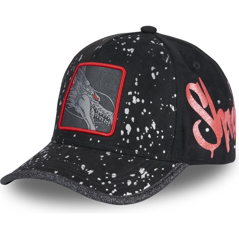 Gorra curva negra ajustable Shenron TAG SHE Dragon Ball de Capslab
