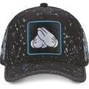 casquette-courbee-noire-ajustable-mickey-mouse-mains-tag-mic-disney-capslab