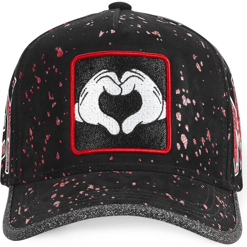 petten-gebogen-zwart-verstelbaar-manos-corazon-tag-mic2-mickey-mouse-disney-van-capslab
