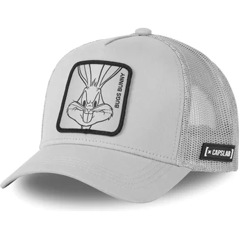 Grå trucker-kasket Bugs Bunny LOO4 BUG1 Looney Tunes fra Capslab