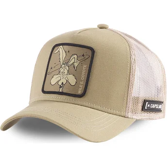 Petten gebogen bruin snapback LOO COY1 Coyote Looney Tunes van Capslab