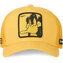 capslab-daffy-duck-loo-duf1-looney-tunes-yellow-trucker-hat