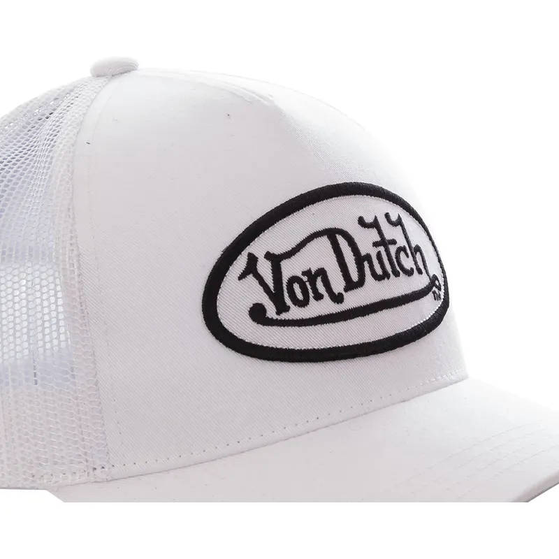 hvid-trucker-kasket-col-whi-fra-von-dutch