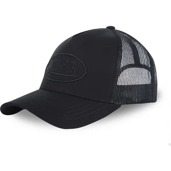 Petten gebogen zwart snapback LOFB04 van Von Dutch