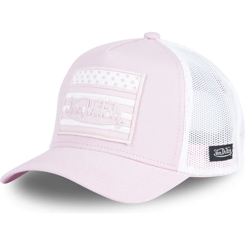 rosa-trucker-kappe-flag-pp-von-von-dutch