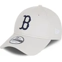 petten-gebogen-wit-verstelbaar-9forty-league-essential-van-boston-red-sox-mlb-van-new-era