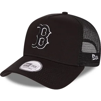 gorra-trucker-negra-con-logo-negro-tonal-mesh-a-frame-de-boston-red-sox-mlb-de-new-era