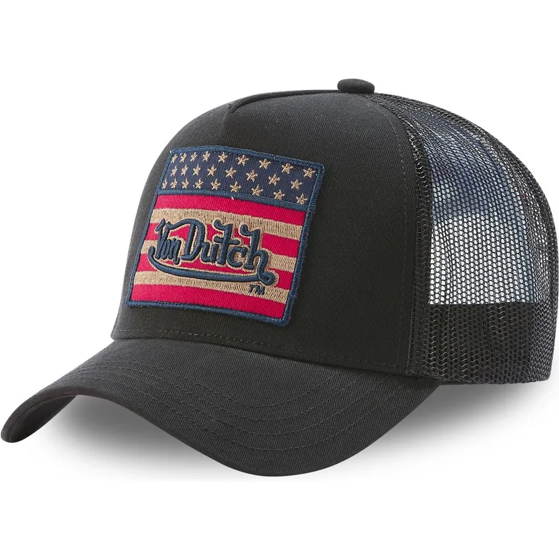 petten-gebogen-zwart-snapback-flag-nr-van-von-dutch petten-gebogen-zwart-snapback-flag-nr-van-von-dutch