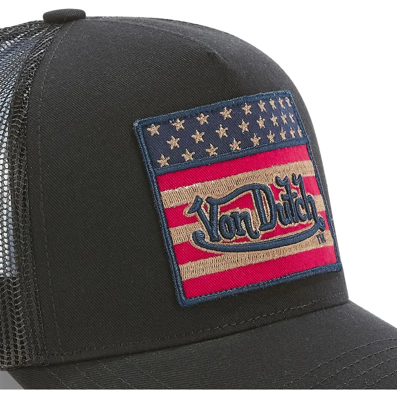 petten-gebogen-zwart-snapback-flag-nr-van-von-dutch petten-gebogen-zwart-snapback-flag-nr-van-von-dutch