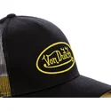 casquette-trucker-noire-avec-logo-jaune-neo-yel-von-dutch