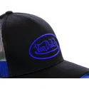 cappellino-trucker-nero-con-logo-blu-neo-blu-di-von-dutch