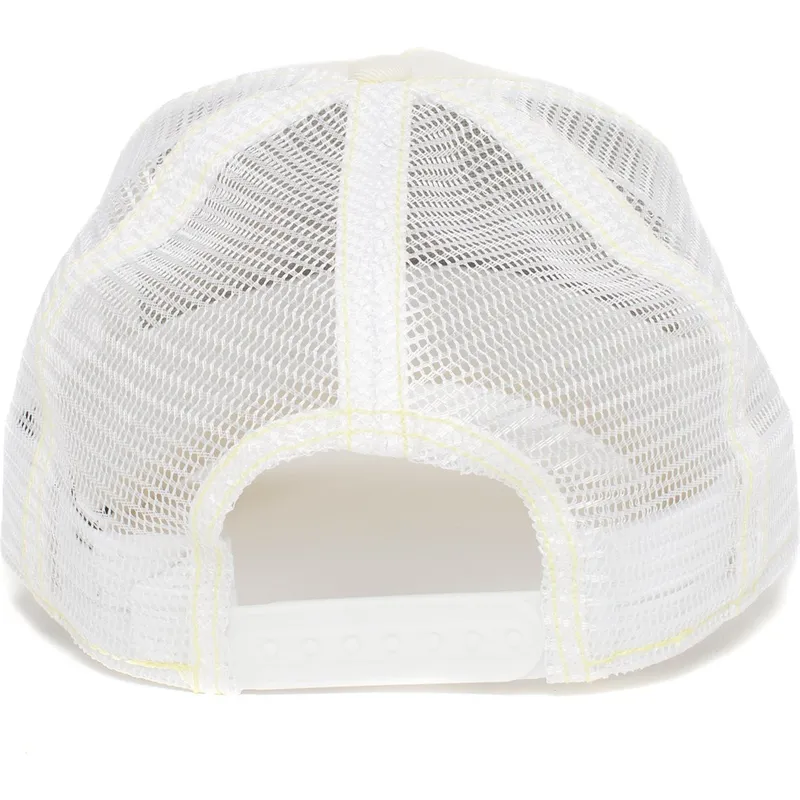 casquette-trucker-blanche-abeille-queen-bee-goorin-bros