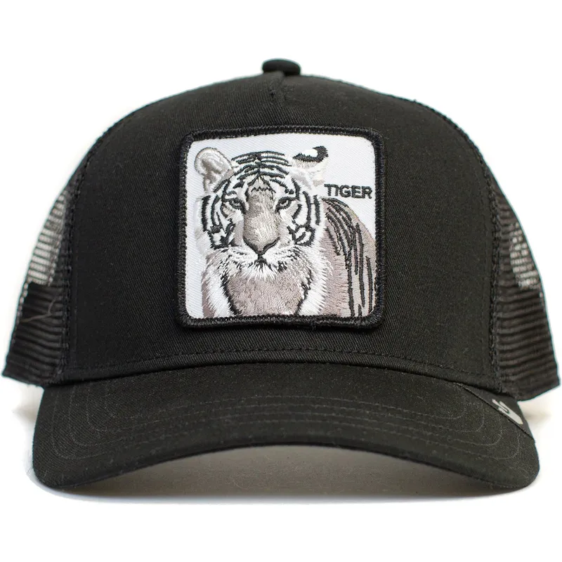 petten-gebogen-zwart-snapback-silver-tiger-the-farm-van-goorin-bros