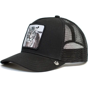 petten-gebogen-zwart-snapback-silver-tiger-the-farm-van-goorin-bros