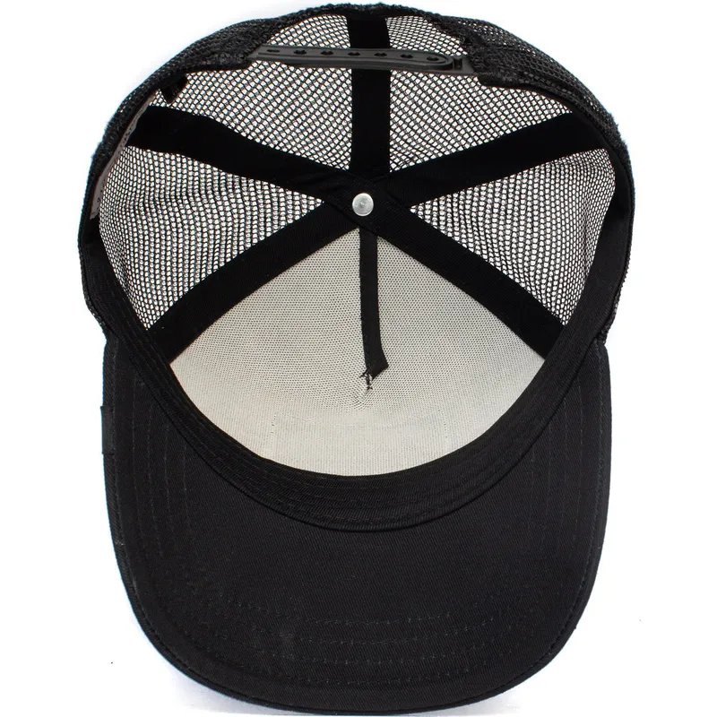 petten-gebogen-zwart-snapback-silver-tiger-the-farm-van-goorin-bros