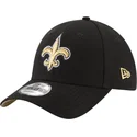 casquette-courbee-noire-ajustable-9forty-the-league-new-orleans-saints-nfl-new-era