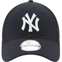 cappellino-visiera-curva-blu-marino-regolabile-9forty-the-league-di-new-york-yankees-mlb-di-new-era