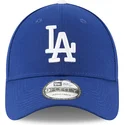 petten-gebogen-blauw-verstelbare-band-9forty-the-league-van-los-angeles-dodgers-mlb-van-new-era