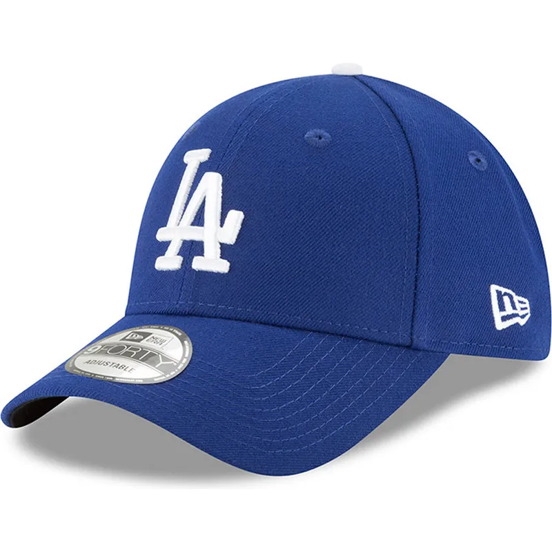 petten-gebogen-blauw-verstelbare-band-9forty-the-league-van-los-angeles-dodgers-mlb-van-new-era petten-gebogen-blauw-verstelbare-band-9forty-the-league-van-los-angeles-dodgers-mlb-van-new-era