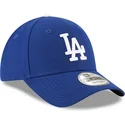 cappellino-visiera-curva-blu-regolabile-9forty-the-league-di-los-angeles-dodgers-mlb-di-new-era