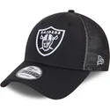 petten-gebogen-zwart-verstelbaar-9forty-mesh-underlay-van-las-vegas-raiders-nfl-van-new-era