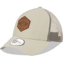 grau-trucker-cap-a-frame-9forty-heritage-patch-von-new-era