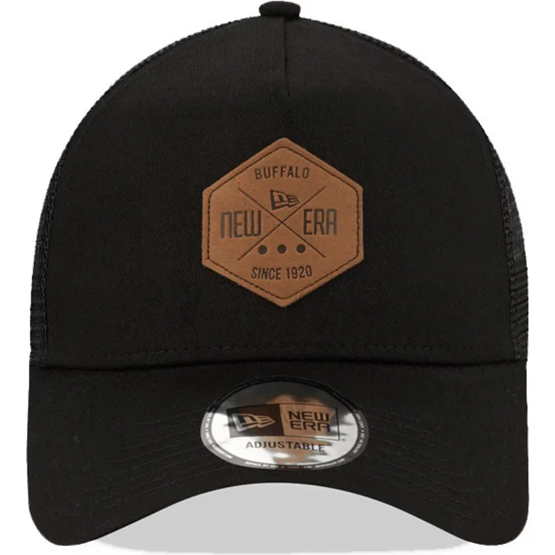 petten-gebogen-zwart-snapback-9forty-van-new-era