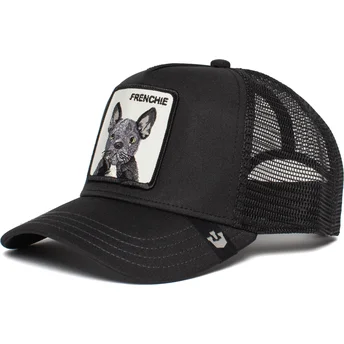 gorra-trucker-nera-cane-bulldog-francese-frenchie-the-farm-di-goorin-bros
