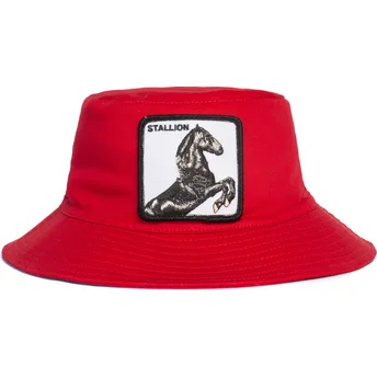 Chapeau seau rouge cheval Stallion I’m A Little Hoarse The Farm Goorin Bros.