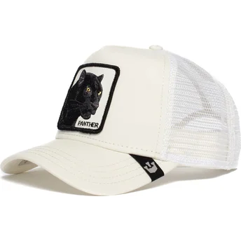 Petten gebogen wit snapback The Farm van Goorin Bros.
