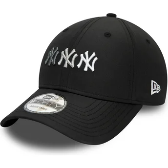 petten-gebogen-zwart-verstelbaar-9forty-stack-van-new-york-yankees-mlb-van-new-era