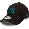 petten-gebogen-zwart-verstelbare-band-9forty-league-essential-van-new-york-yankees-mlb-van-new-era