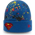 mutsen-blauw-voor-kinderen-cuff-knit-paint-splat-van-new-era
