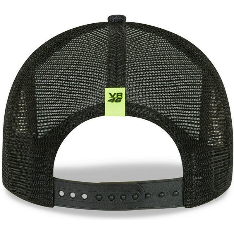 Festival Haast je Blazen New Era Engineered A Frame Valentino Rossi VR46 Black Trucker Hat:  Caphunters.com