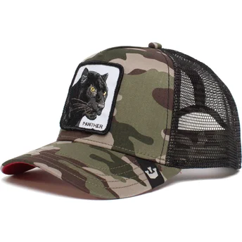 Casquette trucker camouflage panthère Black Panther The Farm Goorin Bros.