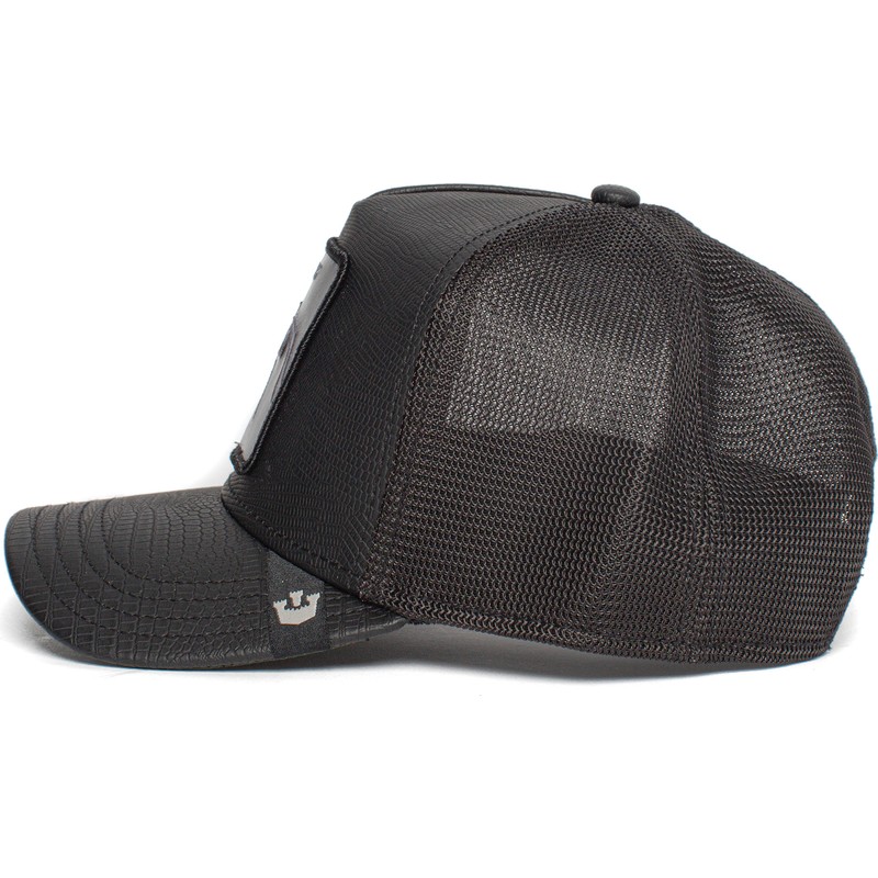 gorra-trucker-negra-arana-deadly-encounter-the-farm-de-goorin-bros