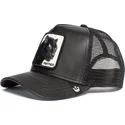 casquette-trucker-noire-panthere-panther-truth-will-prevail-the-farm-goorin-bros