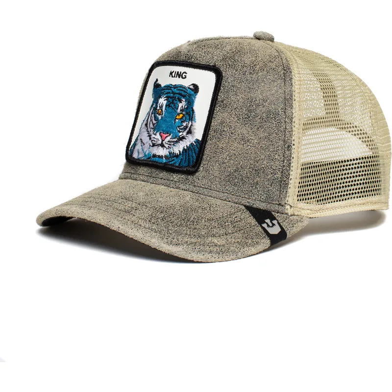 petten-gebogen-grijs-snapback-king-so-exotic-the-farm-van-goorin-bros petten-gebogen-grijs-snapback-king-so-exotic-the-farm-van-goorin-bros