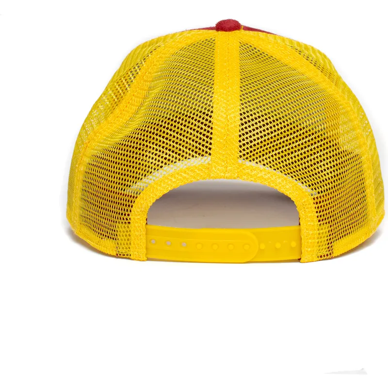 petten-gebogen-rood-snapback-flaming-hot-cheetah-the-farm-van-goorin-bros petten-gebogen-rood-snapback-flaming-hot-cheetah-the-farm-van-goorin-bros